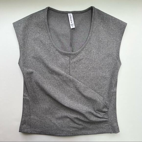 ATHLETA Bayview Ribbed Crop Tee - Picture 3 of 7